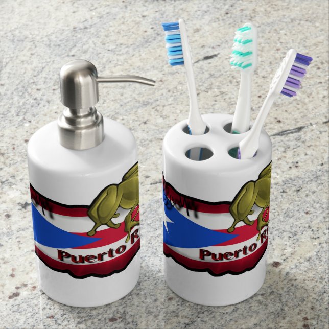 Para cepillos badkamer set (Voorkant)