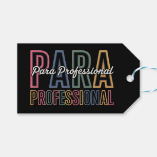 Para Paraprofessional Paraeducator Eerste Dag Teru Cadeaulabel