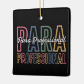 Para Paraprofessional Paraeducator eerste dag teru Keramisch Ornament (Links)