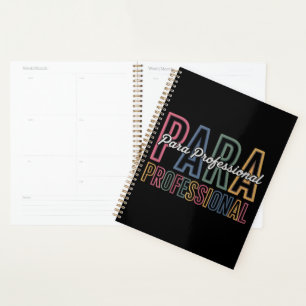 Para Paraprofessional Paraeducator Eerste Dag Teru Planner