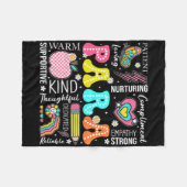 Para Professional Educator 1st Day Of Back To Scho Fleece Deken (Voorkant (Horizontaal))