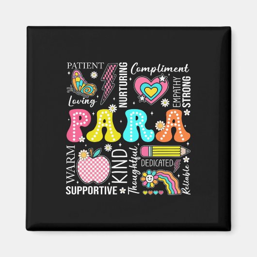 Para Professional Educator 1st Day Of Back To Scho Magneet (Voorkant)