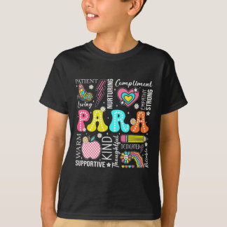 Para Professional Educator 1st Day Of Back To Scho T-shirt