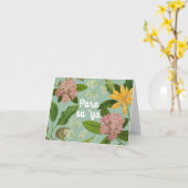 "Para sa 'yo" (Voor jou) Filipijnse bloemen Kaart (Gele Bloem)