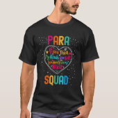 PARA Squad Appreciation Week Back to School Heart T-shirt (Voorkant)