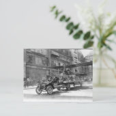 Paraatheidsparade, vliegtuig, Vintage Briefkaart (Staand voorkant)