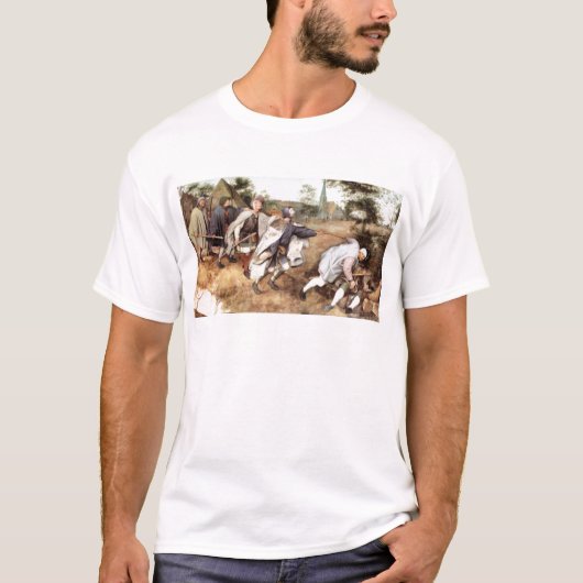 Parabal van de blinde mannen door Pieter Bruegel T-shirt (Voorkant)