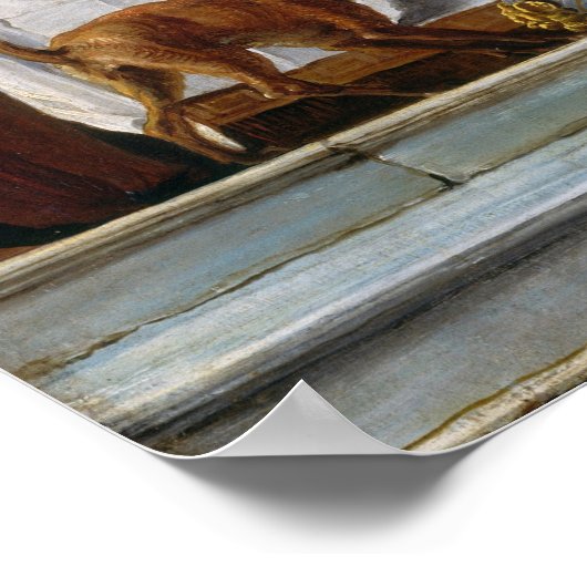 Parable of Lazarus, Domenico Fetti Fine Art Poster (Hoek)