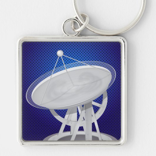 Parabole antenne sleutelhanger (Voorkant)