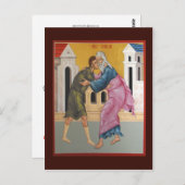 Parabole de la carte de prière du fils prodigue (Devant / Derrière)