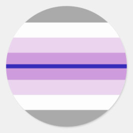 Paraboy Pride Flag  Ronde Sticker