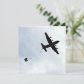 Parachute Drop EC-130H Compass Call Kaart (Staand voorkant)