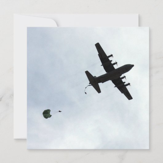 Parachute Drop EC-130H Compass Call Kaart (Voorkant)