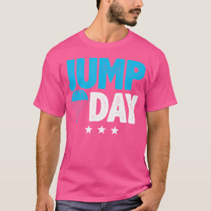 Parachute- en bodyflyjumpdag skydiving t-shirt