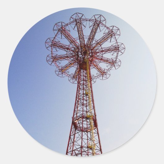 Parachute Jump - Coney Island, NYC sticker (Voorkant)