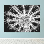 'Parachute Jump de près' Impression sur toile (Insitu (Plancher de Bois))