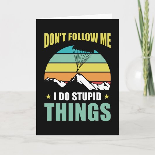 parachute kaart (Voorkant)