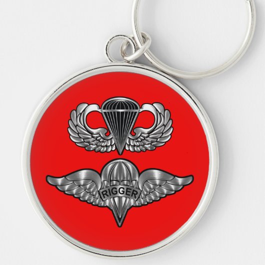 Parachute Rigger (AIRBORNE) Sleutelhanger (Voorkant)