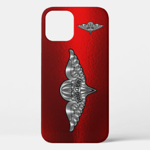 Parachute Rigger Gepersonaliseerd Wings iPhone 12 Hoesje