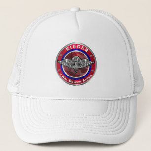 Parachute Rigger- Geweldige Airborne Soldaten Trucker Pet