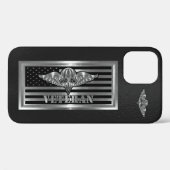 Parachute Rigger Veteran Steel Flag Case-Mate iPhone Case (Achterkant (horizontaal))