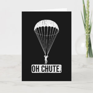 Parachute Skydiving Oh Chute Kaart