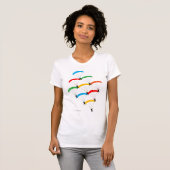 Parachuteformatie T-shirt (Voorkant volledig)
