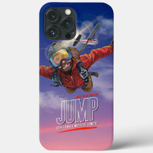 Parachutespringen - Voel vrijheid boven de wolken iPhone 13 Pro Max Hoesje