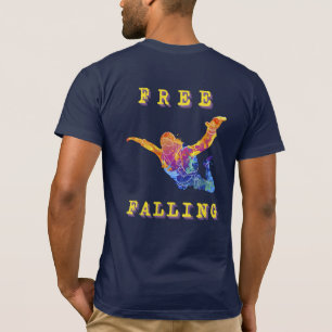 Parachutespringen Vrije Val Extreme Sporten Abstra T-shirt
