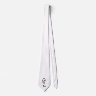 Parachuting Stick Figuur Stropdas