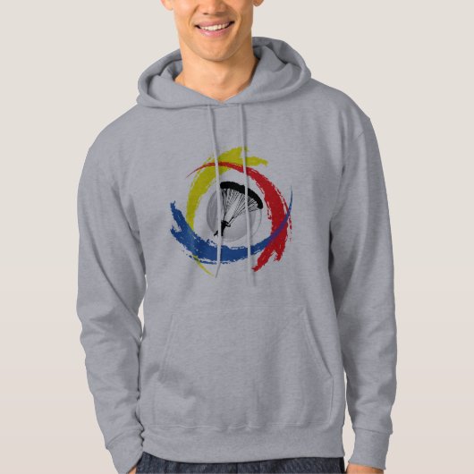 Parachuting Tricolor Emblem Hoodie (Voorkant)