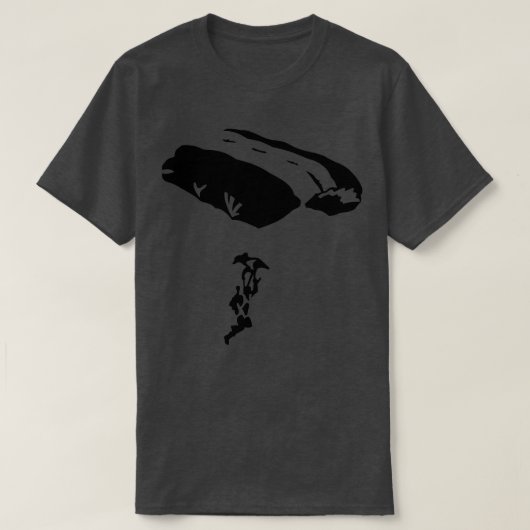 Parachutist 13 t-shirt (Design voorkant)