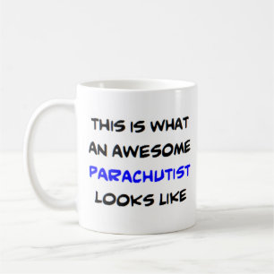 parachutist, geweldige koffiemok