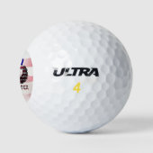 PARACHUTIST IN DE LUCHT GOLFBALLEN (Logo)