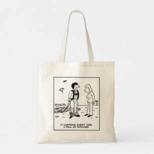Parachutist Skydiving heeft probleem Tote Bag