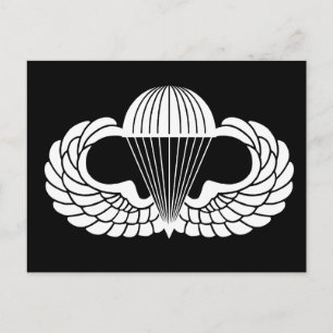 Parachutisteninsigne Briefkaart