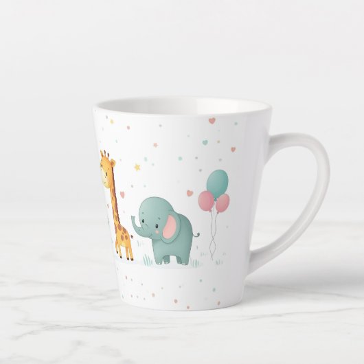 Parade animalière en Pastel - Fun Mug Design (Droite)