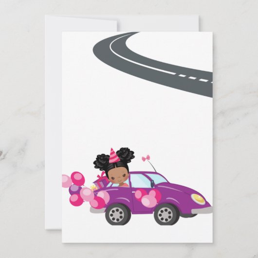 Parade Anniversaire Carte d'invitation (Dos)