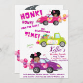 Parade Anniversaire Carte d'invitation (Devant / Derrière)