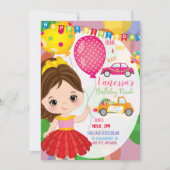 Parade d'anniversaire 1 Carte d'invitation (Devant)