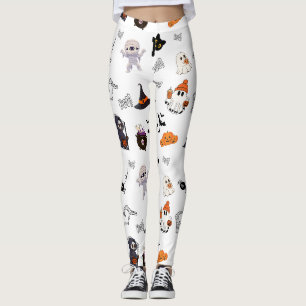 Parade éffrayante : Halloween caractères Leggings