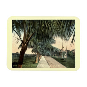 Parade Ground, Barracks, Key West FL  Postc Magneet