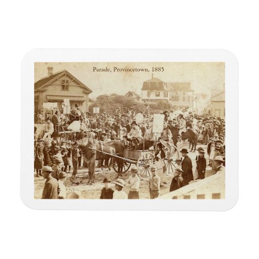 Parade, Provincetown, 1885 Magneet (Horizontaal)