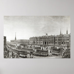 Parade voor het Imperial Palace Poster