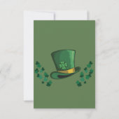 Paradefeest! Sint-Patrick's Day Uitnodigingen (Achterkant)