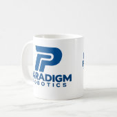 ☕🤖 Paradigm Robotics – Mug Brighter Tomorrow (Devant gauche)