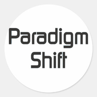 Paradigm Shift bf Ronde Sticker