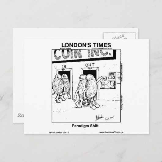 Paradigm Shift Funny geeft Mokken T - shirts Kaart (Voorkant / Achterkant)