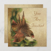 Paradijs Bloem Fractal Uitnodigingen (Voorkant / Achterkant)