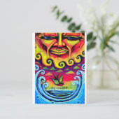 paradijs briefkaart (Staand voorkant)